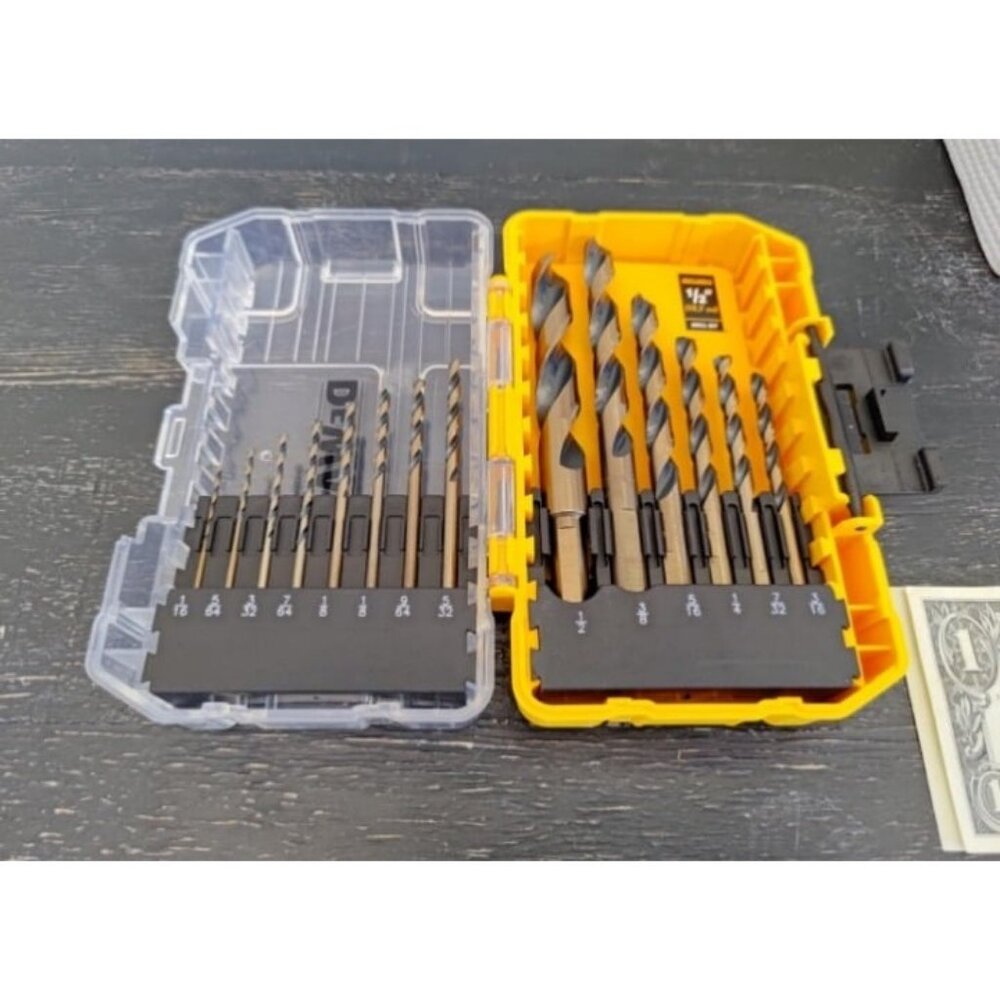 Drill Bit Set 14-Piece 135 Degree Split Point, For Plastic Wood and Metal